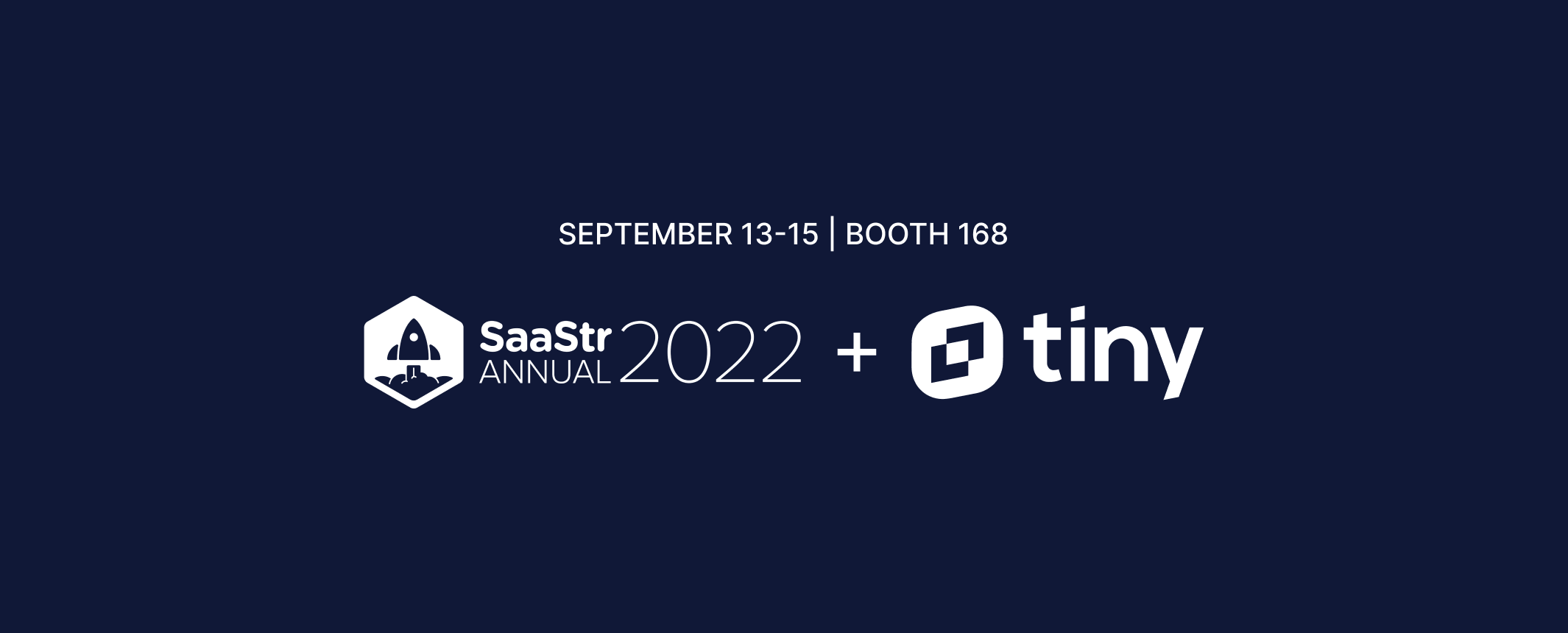 TinyMCE at SaaStr annual conference TinyMCE